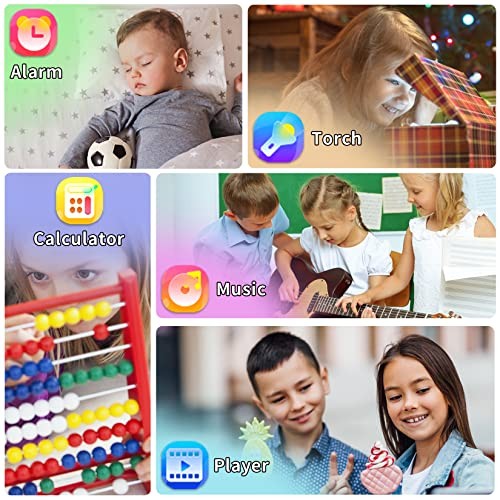 Smart Watch for Kids with 39 Games Alarm Clock, Touchscreen, Calendaring blue
