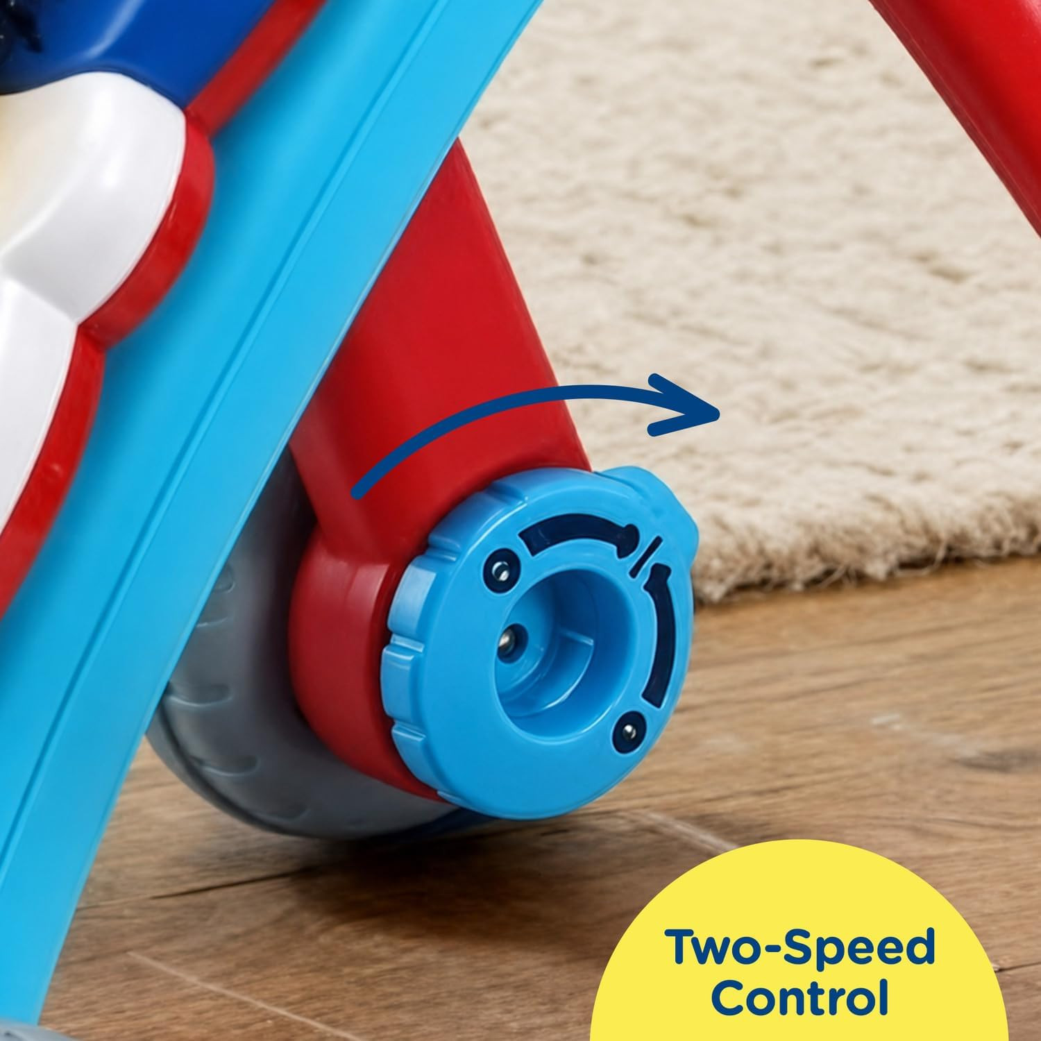 Sit-to-Stand Learning Walker with Frustration-Free Packaging, Blue