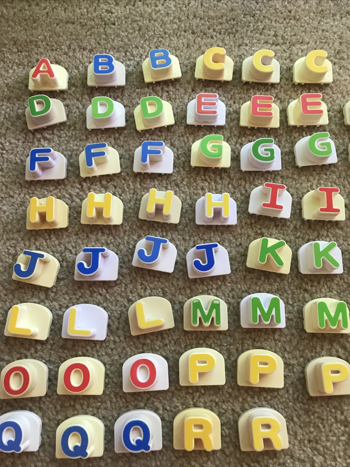 LEAP FROG FRIDGE PHONICS MAGNETIC REPLACEMENT LETTERs & BASES – 1.5″ PICK YOUR