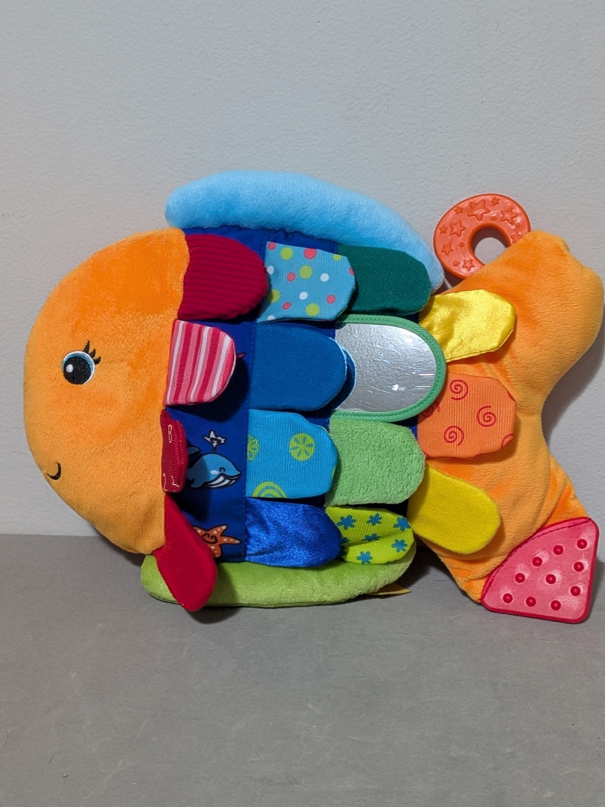 Melissa & Doug K’s Kids FLIP FISH Plush Baby Sensory Learning Crinkle Toy