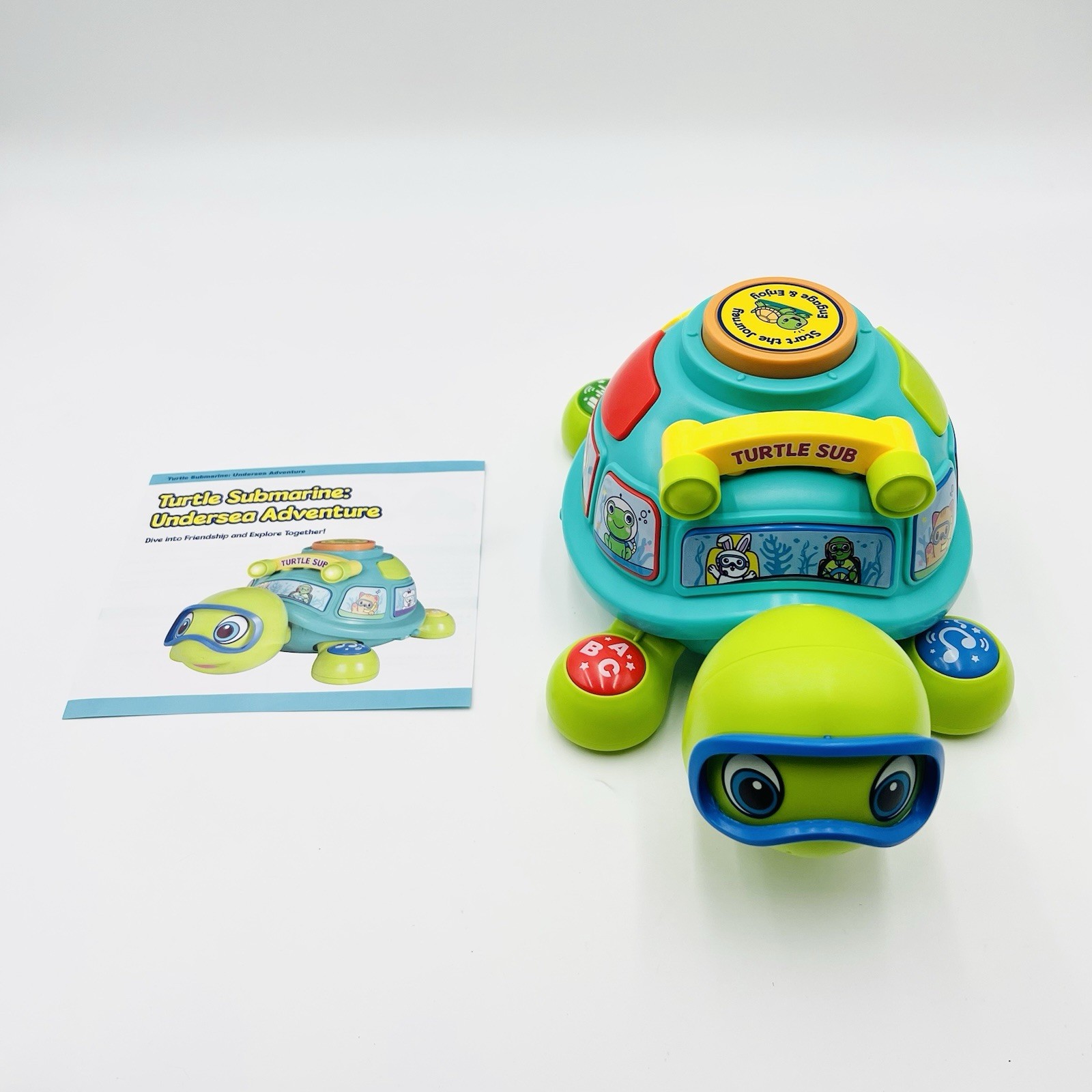 Educational Baby Toys 6-12 Month, Musical Crawling Turtle, Infant Toys for 6 7 8