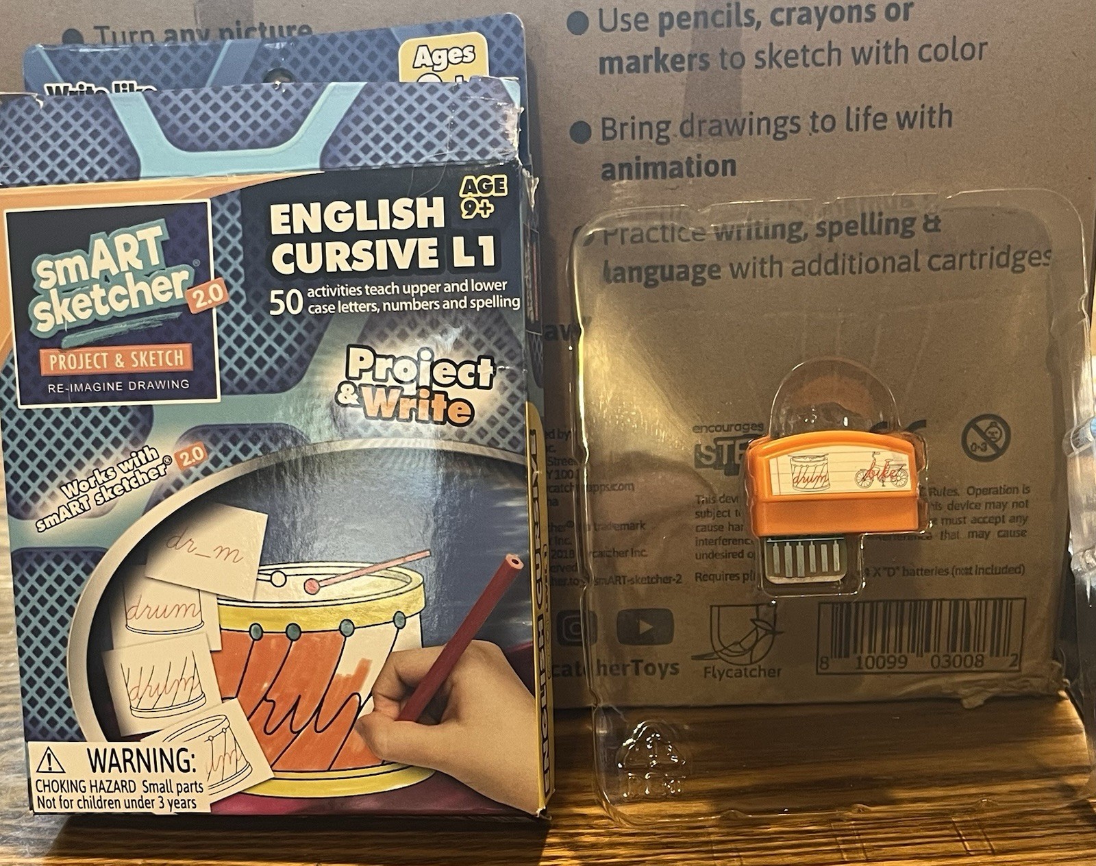 Smart Sketcher 2.0 Art Projector 4 Cartridges And Many Extras For Ages 5-105