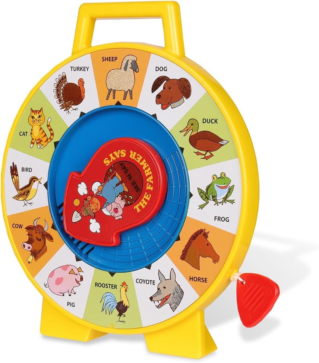 Fisher Price Classics – Farmer Says See ‘N Say – Vintage Learning Toy, Sounds an