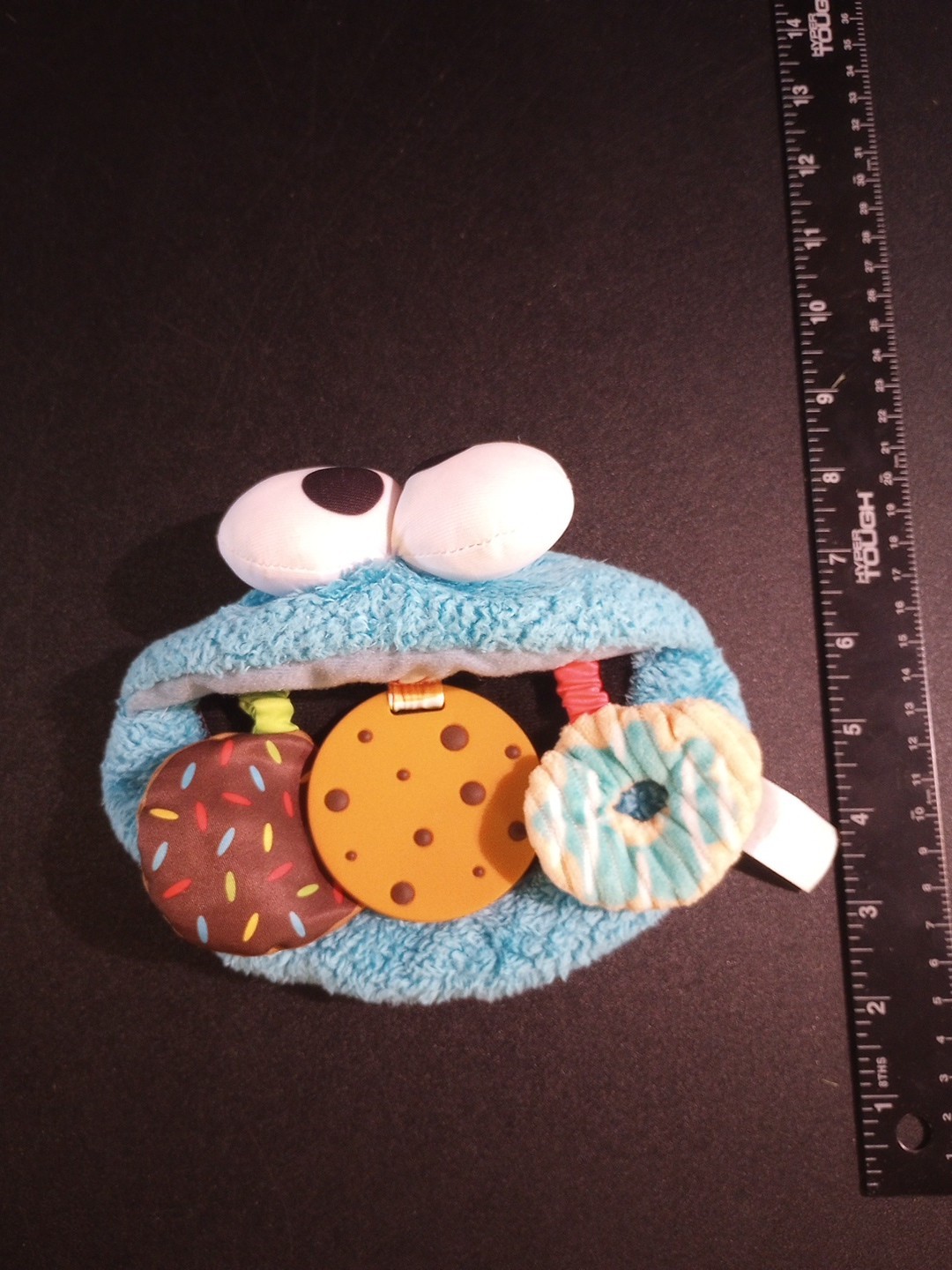 Vintage Sesame Street Cookie Monster Toy Children Plush Hangable Backpack Buddy