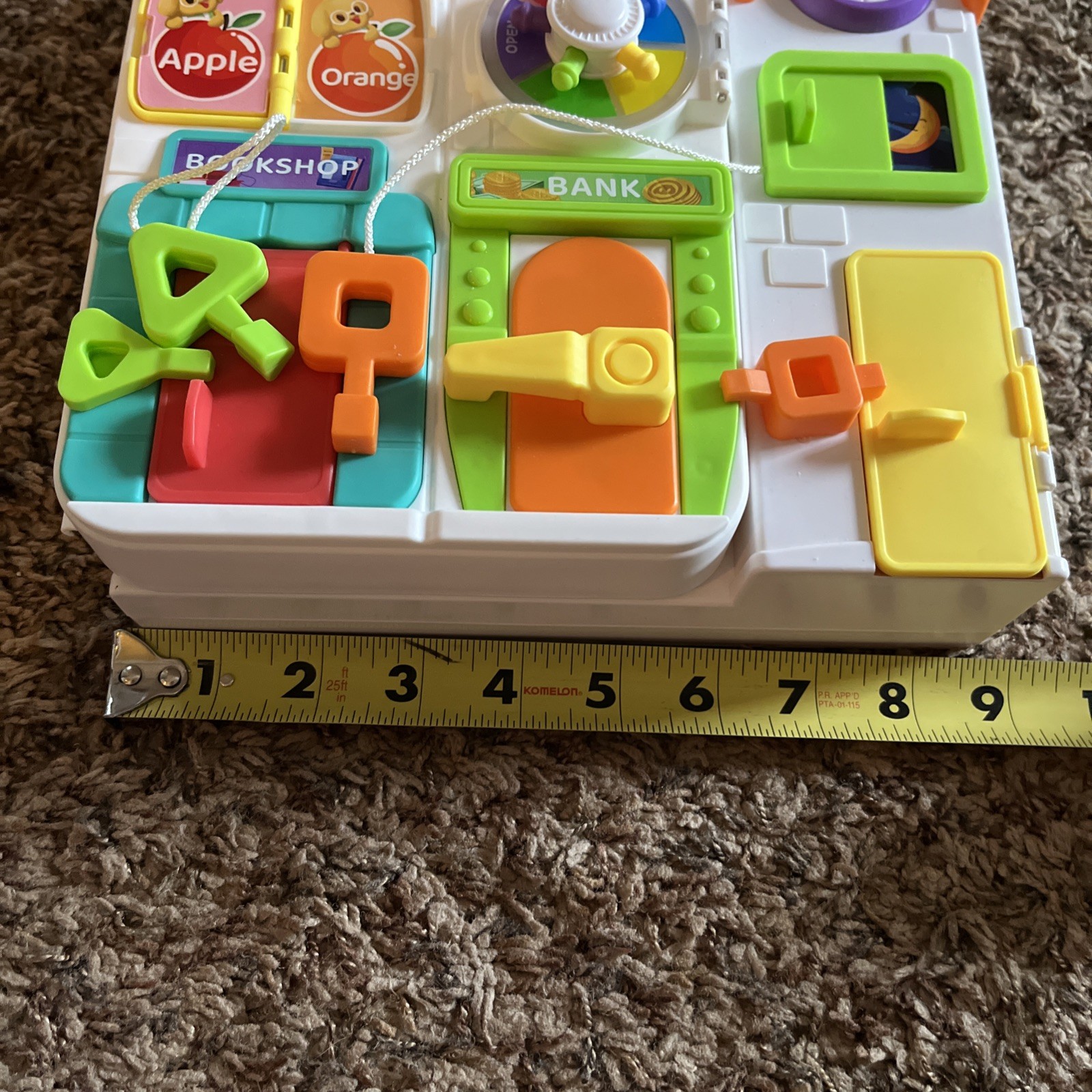 Montessori BUSY BOARD 1-4 Year Musical Toy Bilingual Learning Educational System