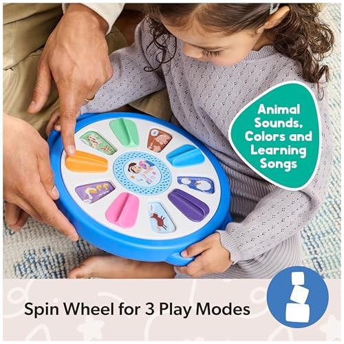 Official Spin Along with 3 Learning Play Modes, Educational Learning Wheel