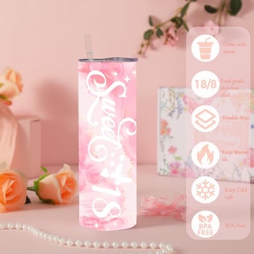 18th Birthday Gifts for Girls – 18 Year Old Girl Gifts, Gifts for 18 Pink 18th