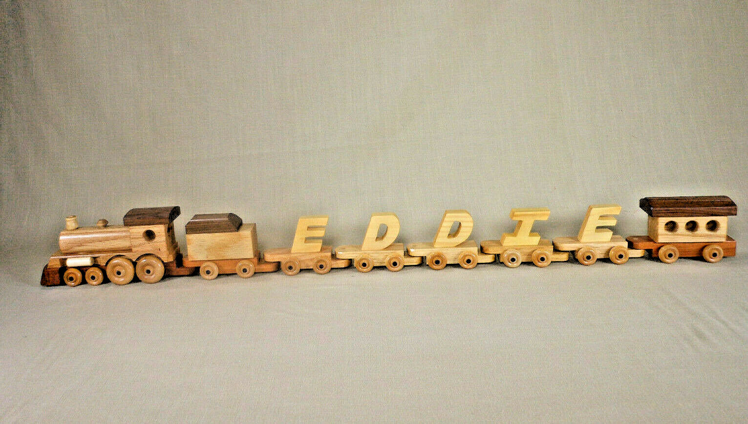 Wooden Alphabet Train and Letters for Personalized Train / Baby Gift / Play Toy