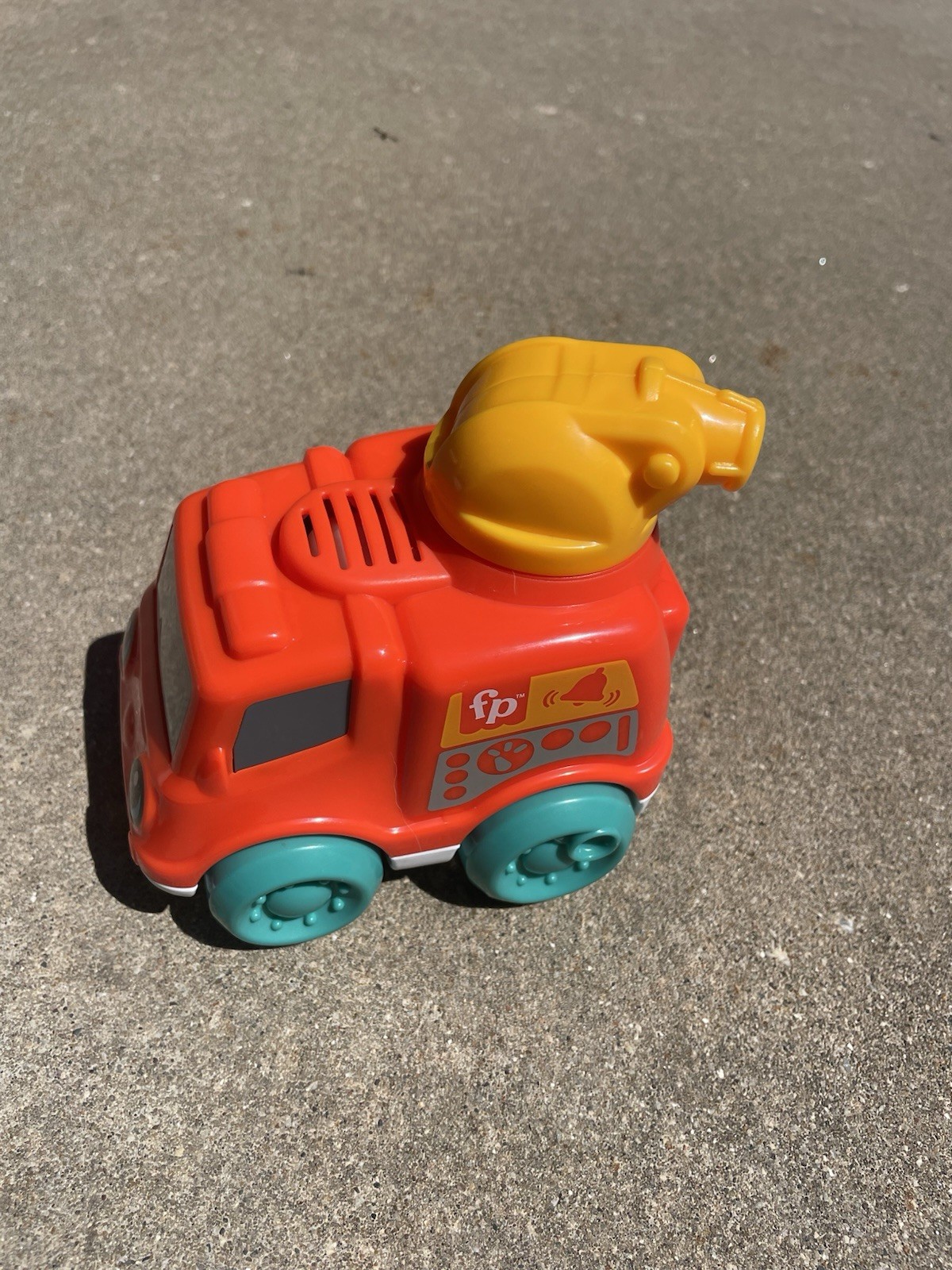 Fisher-Price 2023 Mattel Fire Truck Activity Toy Red Yellow Teal 6 Months HRP29