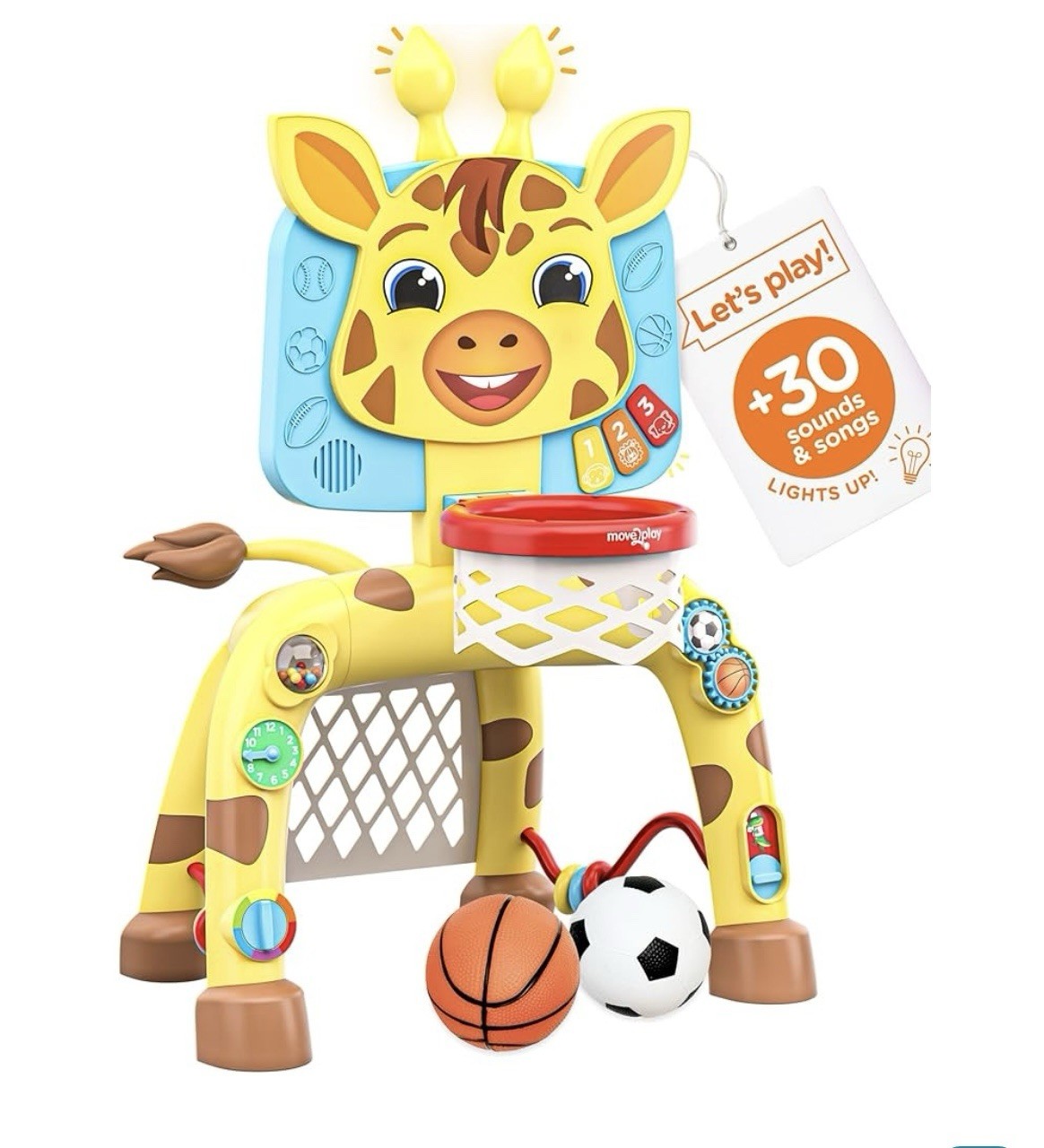 Giraffe Play & Score Activity Center With Lights & 30+ Sounds/Songs For Kid