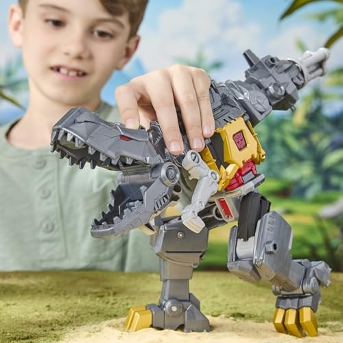 Transformers Cyberworld Grimlock Chomp & Battle 9-Inch Action Figure, Quick