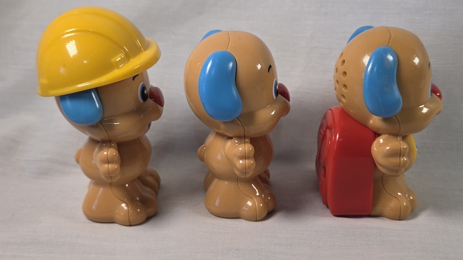 Fisher Price Laugh And Learn Puppy Dog Figure Rattle Set Of 3
