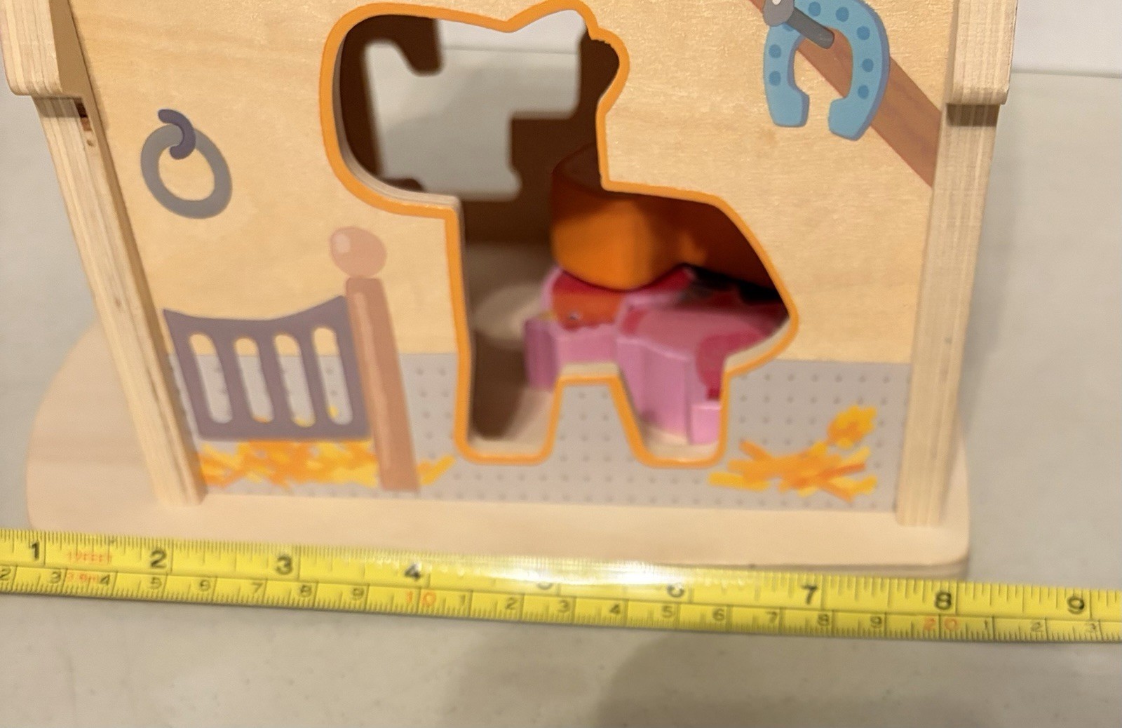 HABA Wooden Farmhouse Shape Sorter Toy