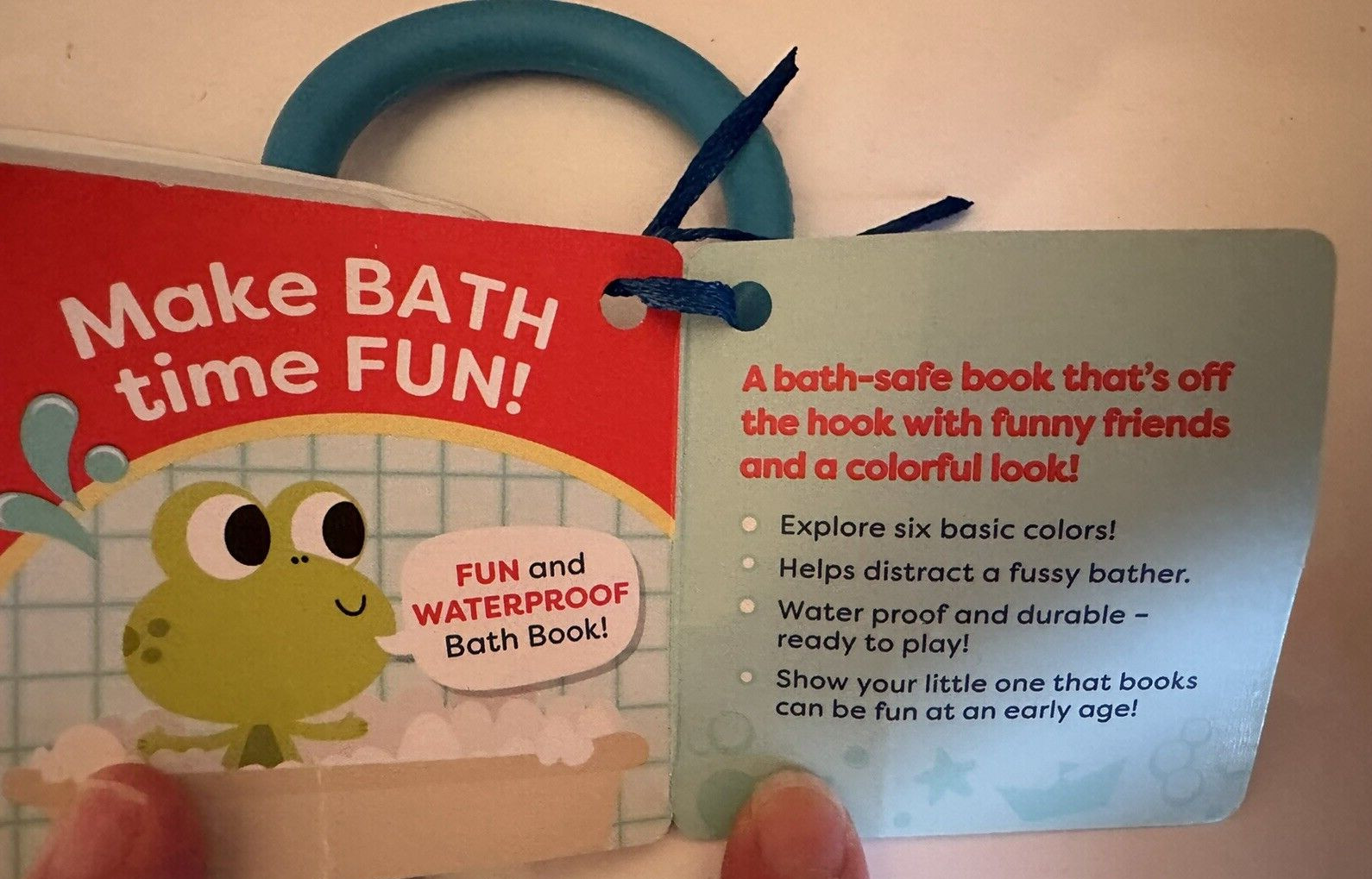 Land of B. Colors Make Bath Tub Time Fun Book Waterproof Teach Learn