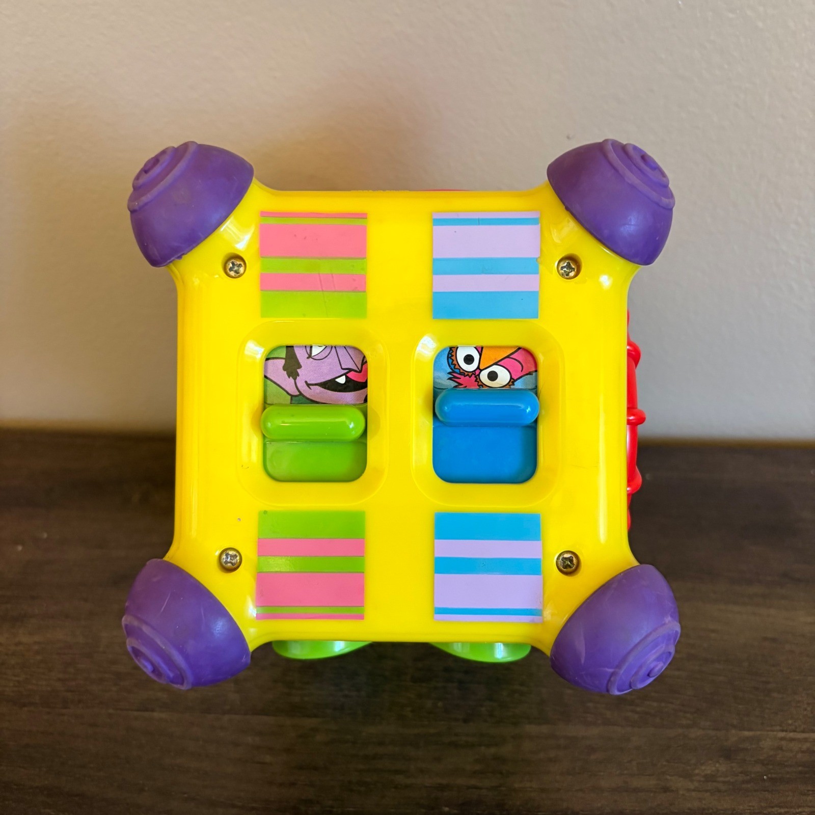 Vintage 2001 Mattel Sesame Street Activity Cube Elmo Cookie Monster Untested