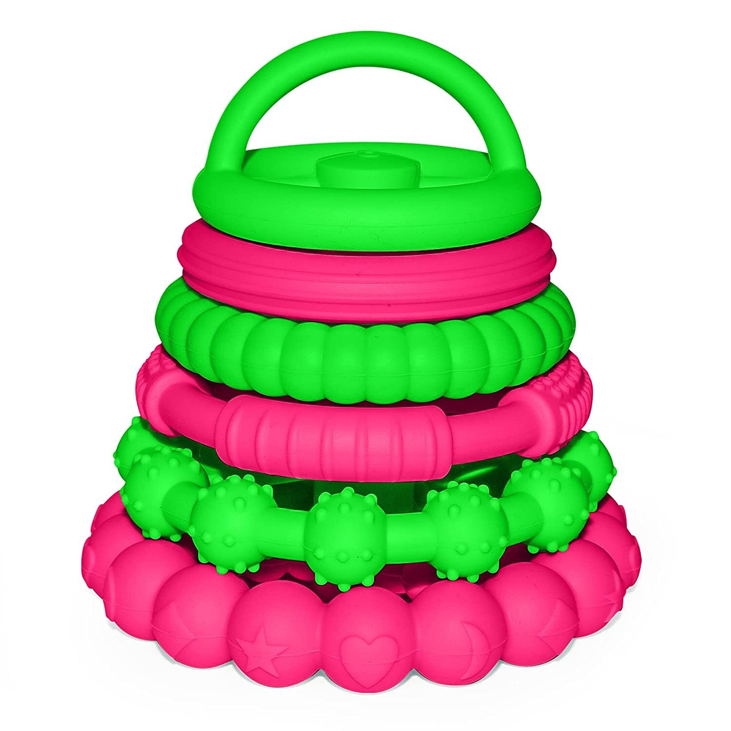 Silicone Stacking Toy – Premium Stacking Teethers- Interactive and Fun for Baby