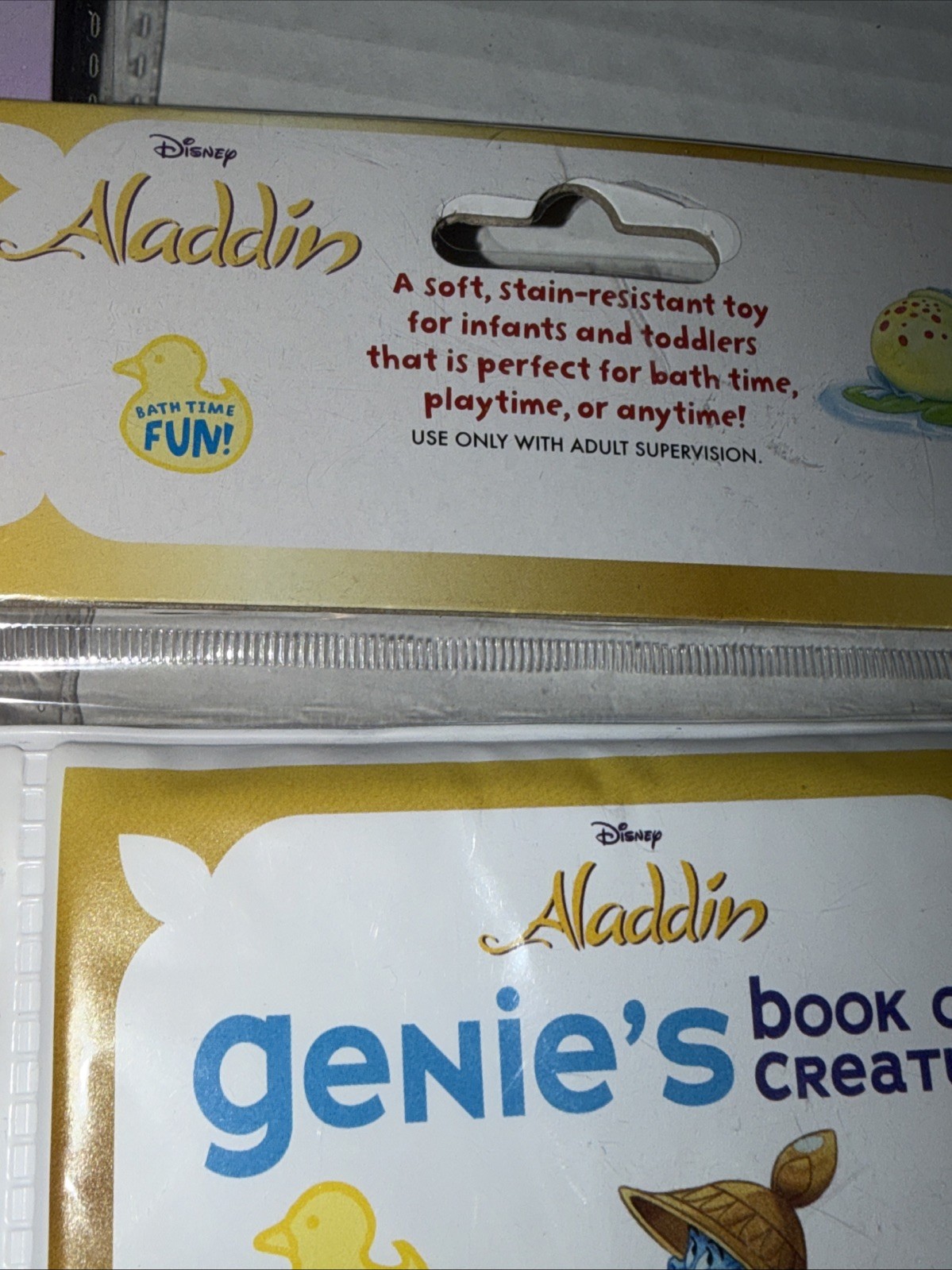 Sesame Street Bath Soft Infant Kid Educational Book Sesame Street & Aladdin