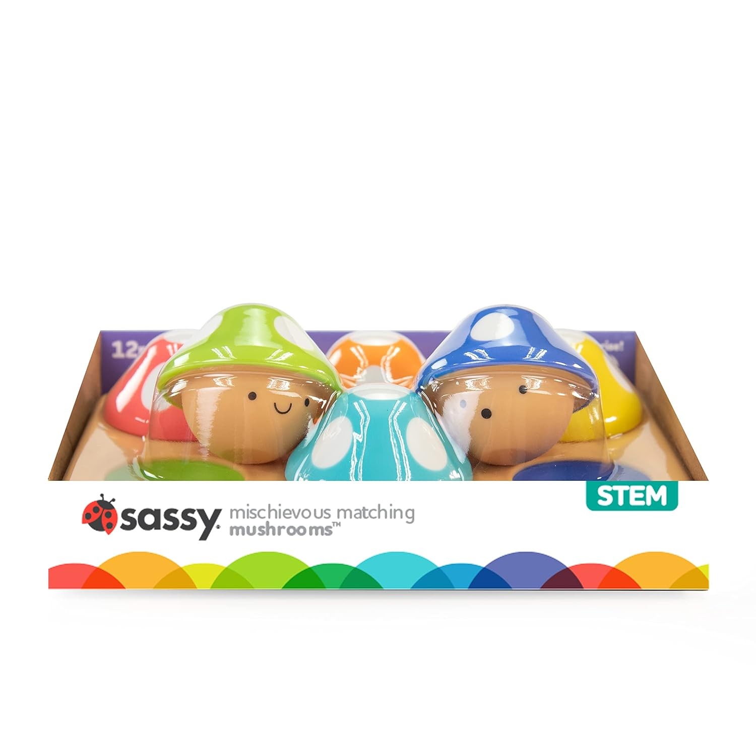 Mischievous Matching Mushrooms, Sorting Board, Social Emotional Learning Toy, ST
