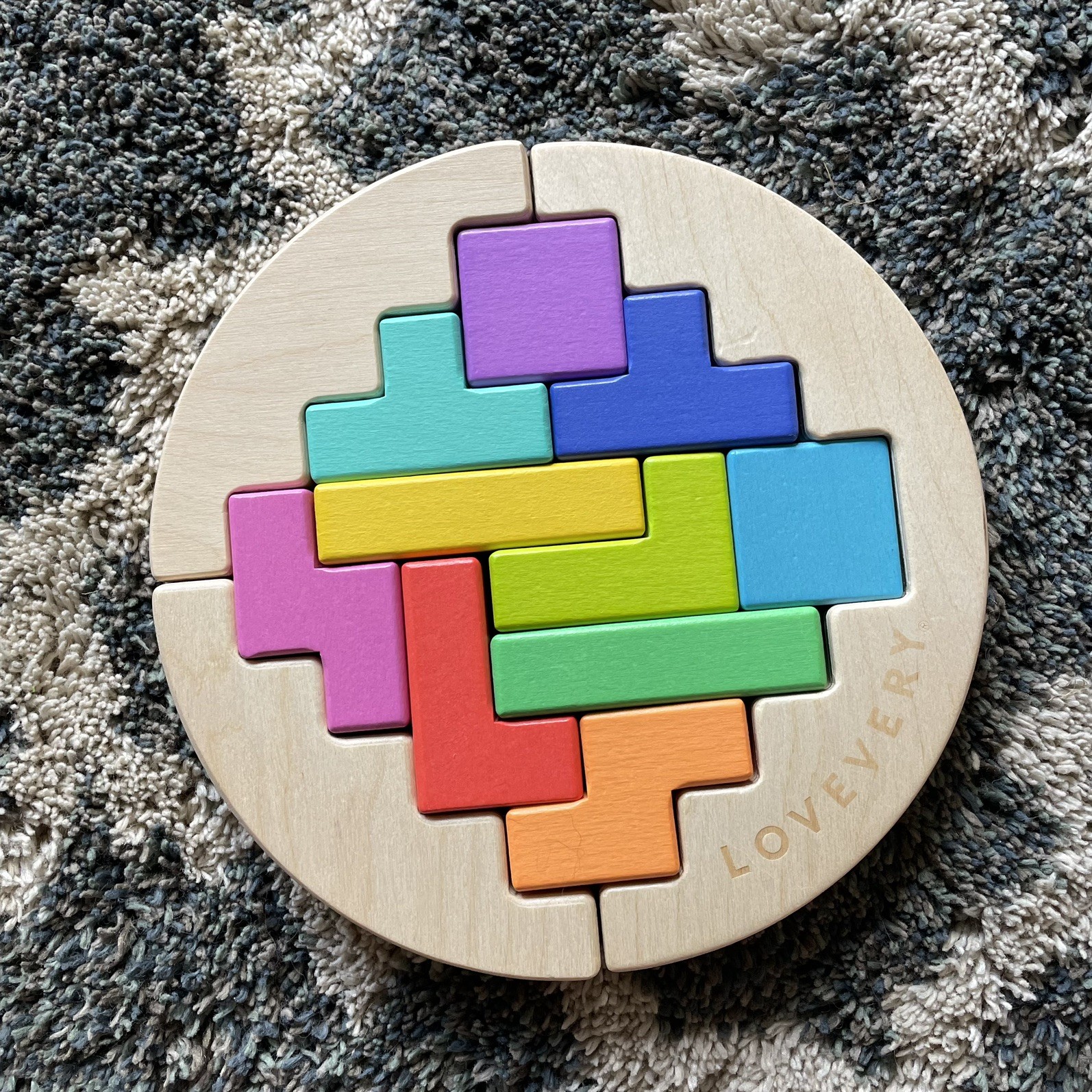 Lovevery Montessori Wooden Wobble Puzzle Problem Solver Play Kit 43 44 45 Months