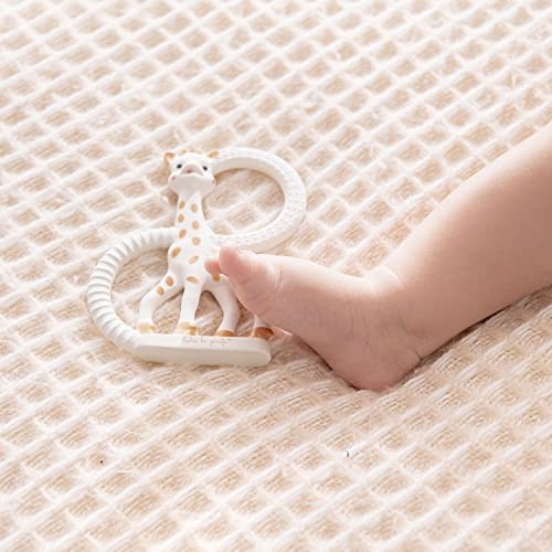 Vulli Sophie the Giraffe Teasing Ring Beige Natural Rubber 0 months 0 JDMPS