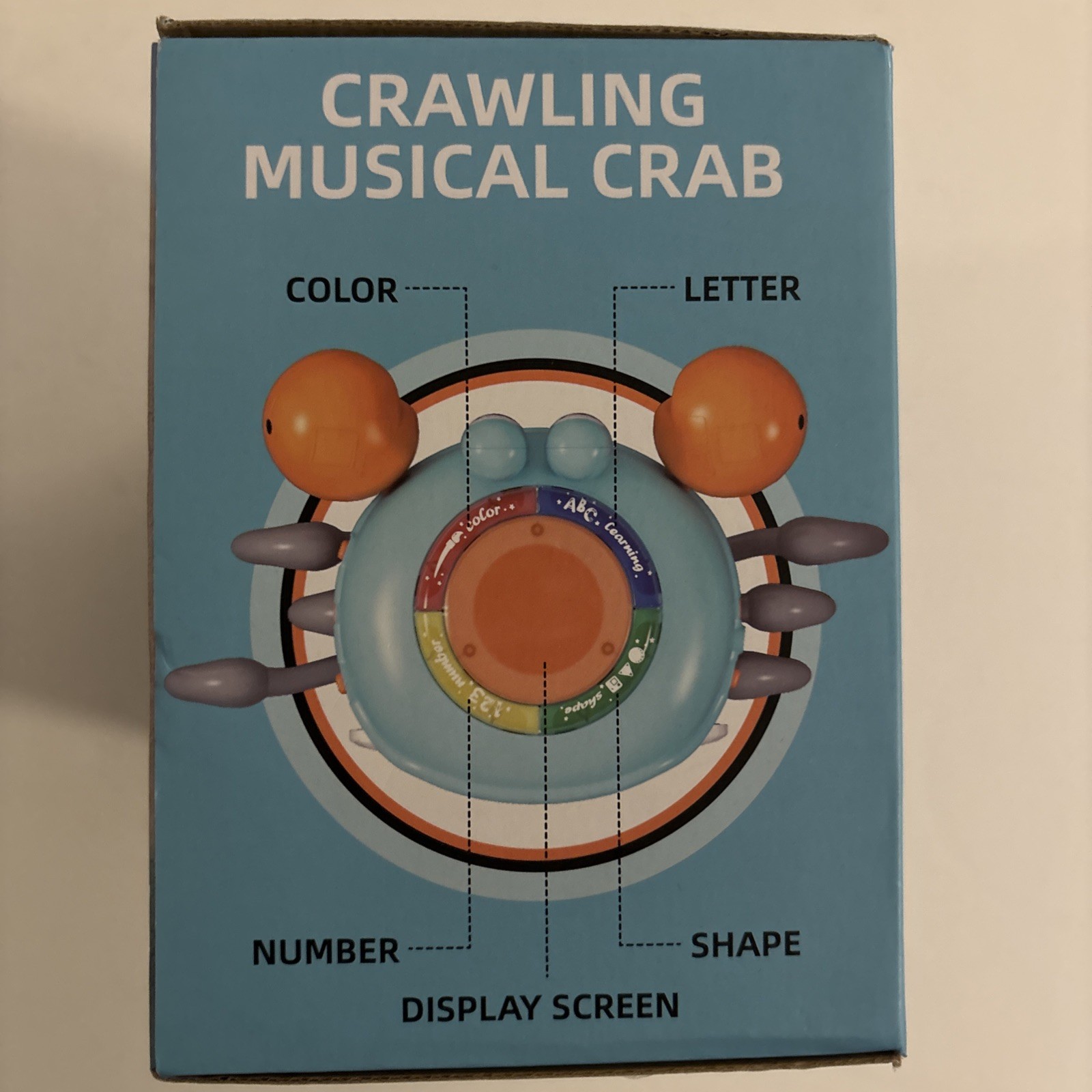 Crawling Musical Crab Baby Toy – Baby Gift Toy For Babies 6-18+ Months