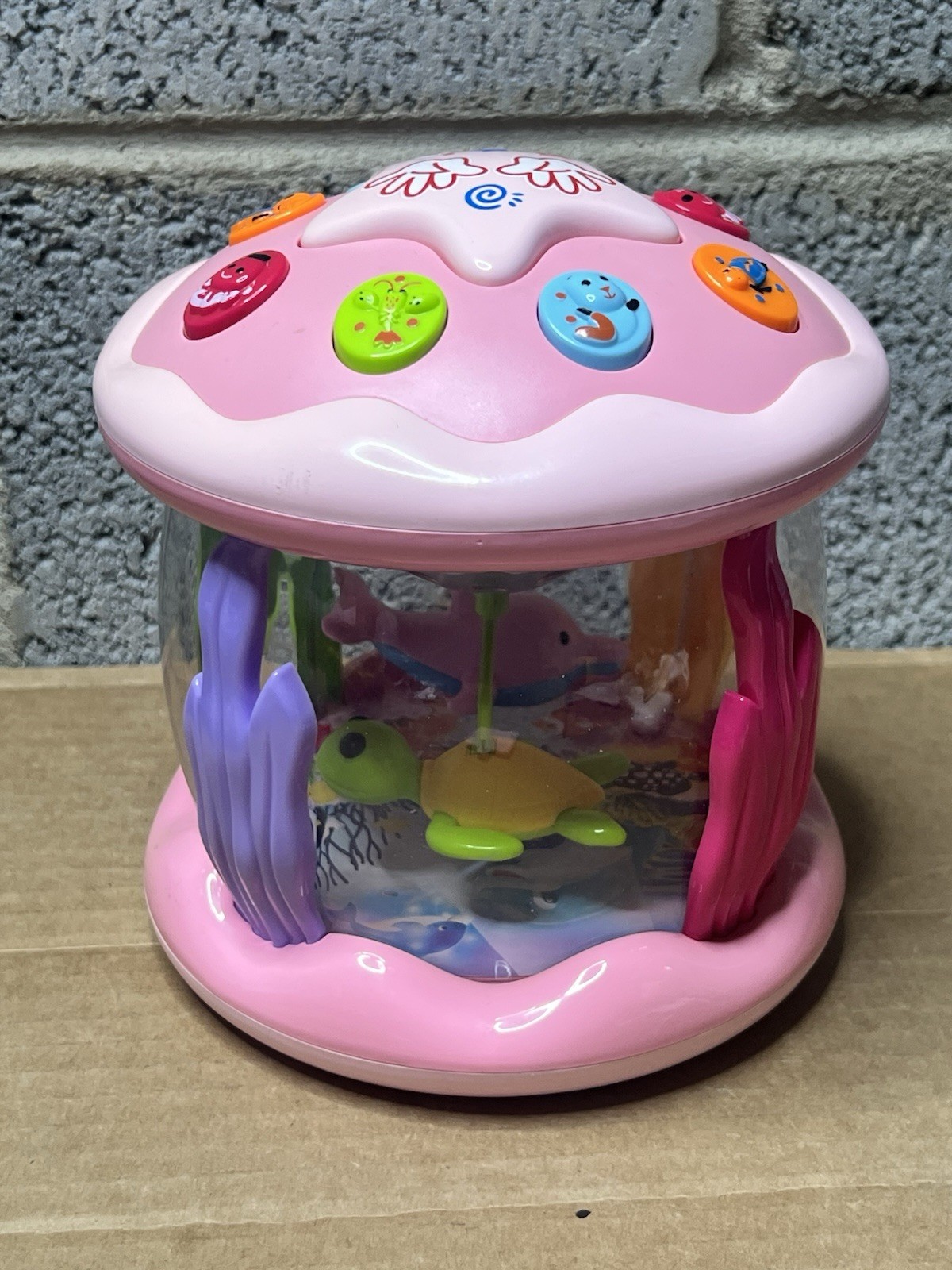 Baby Girl Toys 6-12 Months: Babies Ocean Rotating Light up Musical Toys 12-18 Mo