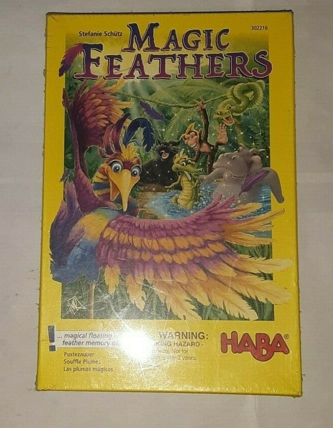 HABA MAGIC FEATHERS MAGICAL FLOATING FEATHER MEMORY GAME 2-5 PLYRS AGES 4+ seald