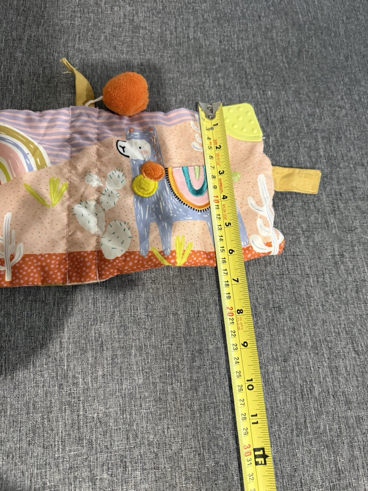 Manhattan Toy Llama Soft Baby Activity Book Squeaker Crinkle Sensory Tactile