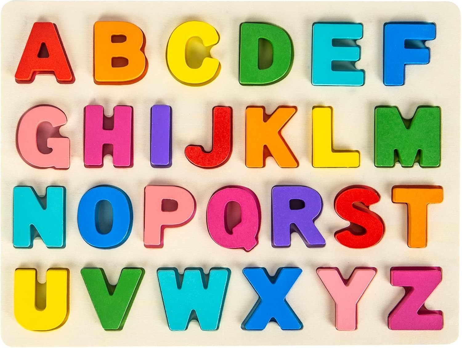 Bright and Safe Alphabet Puzzle Toy for Toddlers – Develops Skills & Creativity