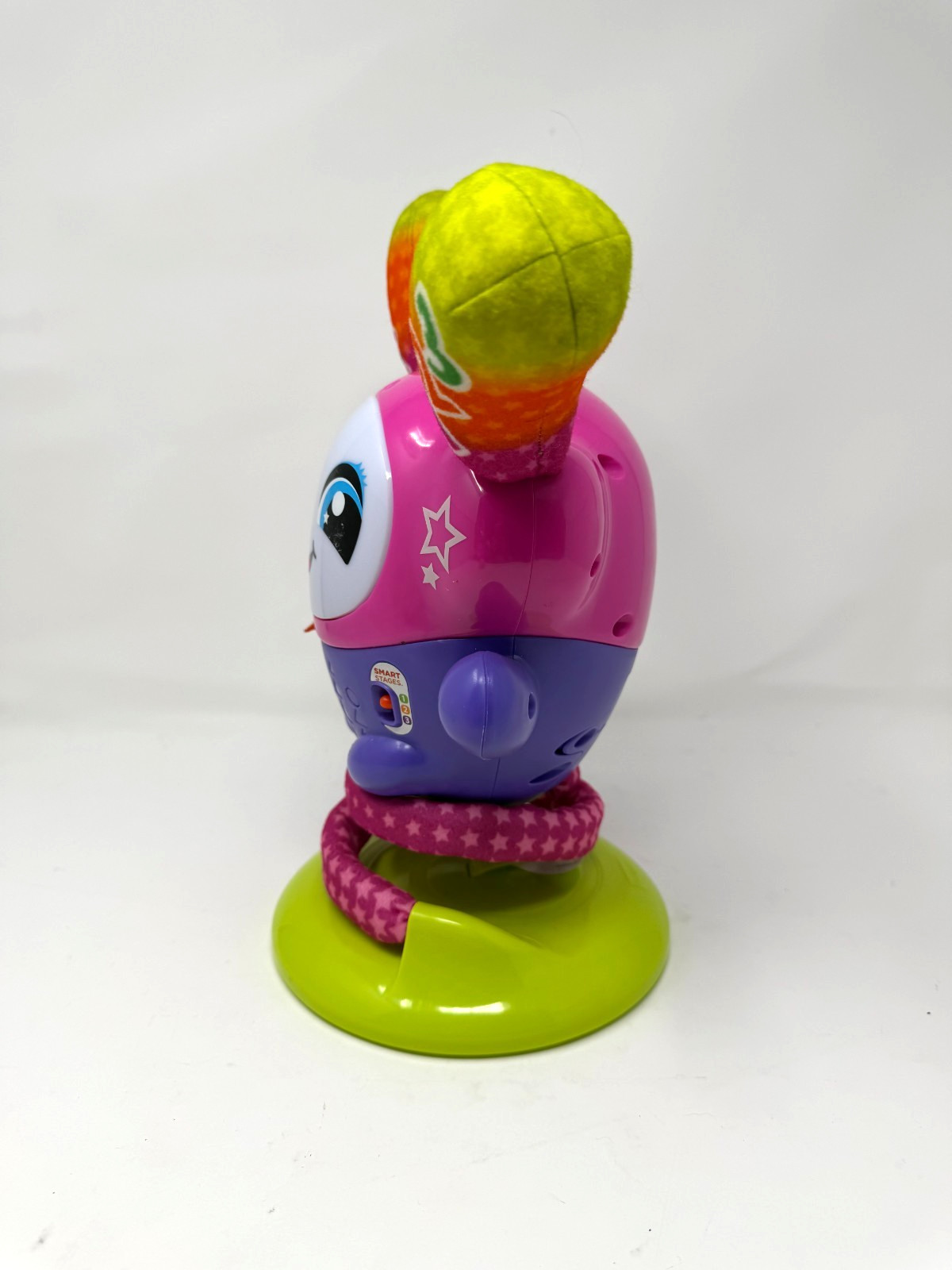 Fisher-Price DJ Bouncin Beats Interactive Musical Learning Toy with Lights Pink