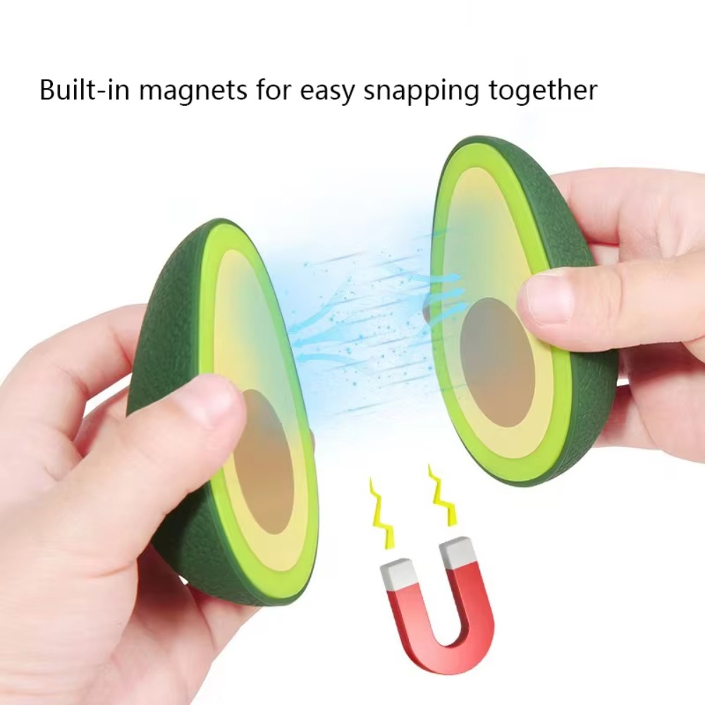 1x Safe Food-Grade Magnetic Cutting Toy fits Toddler Pretend Fruit & Veggie Play