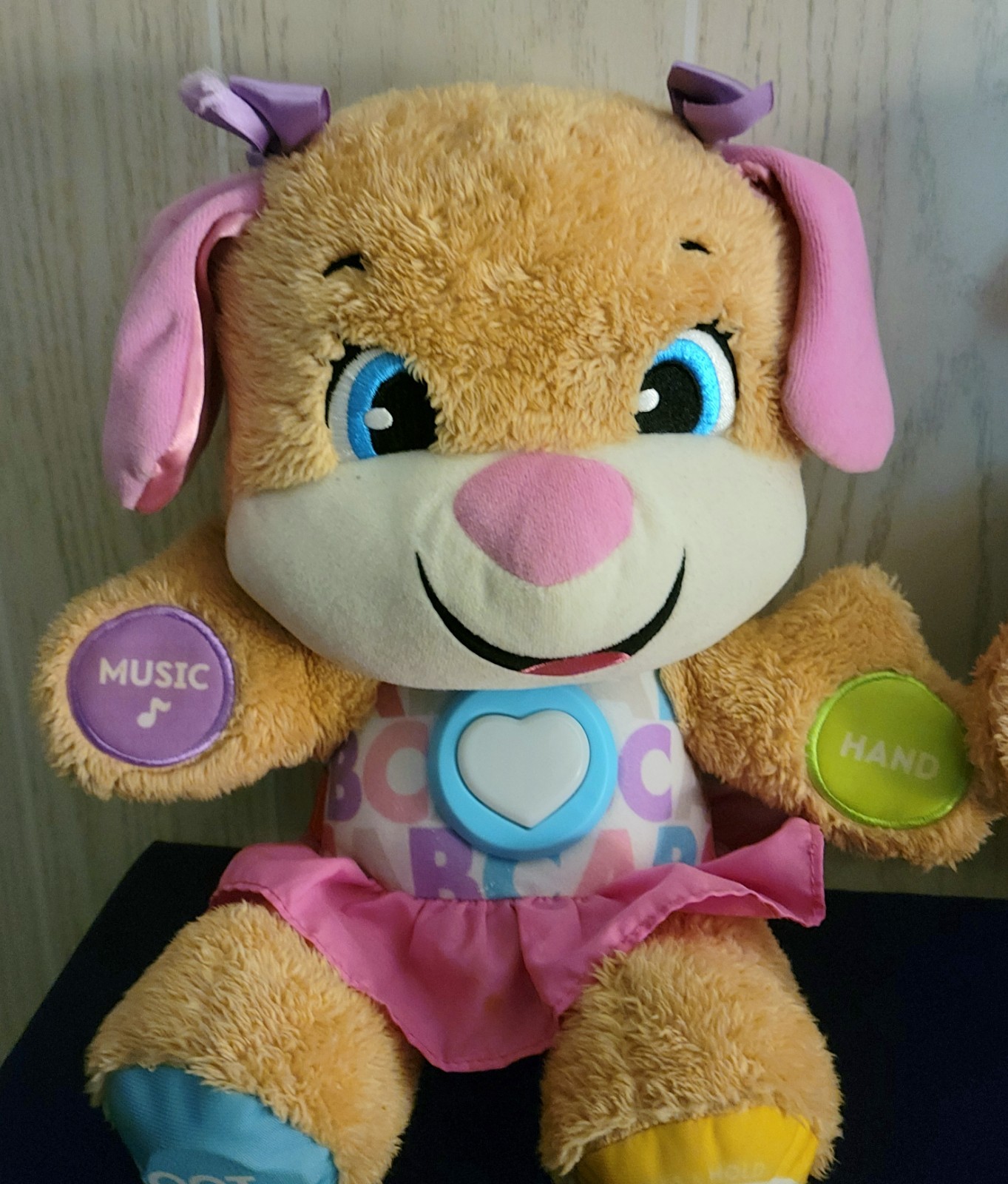 Fisher Price Laugh & Learn Smart Stages Sis &Bro Puppy Dogs Toddler Plush VIDEO!