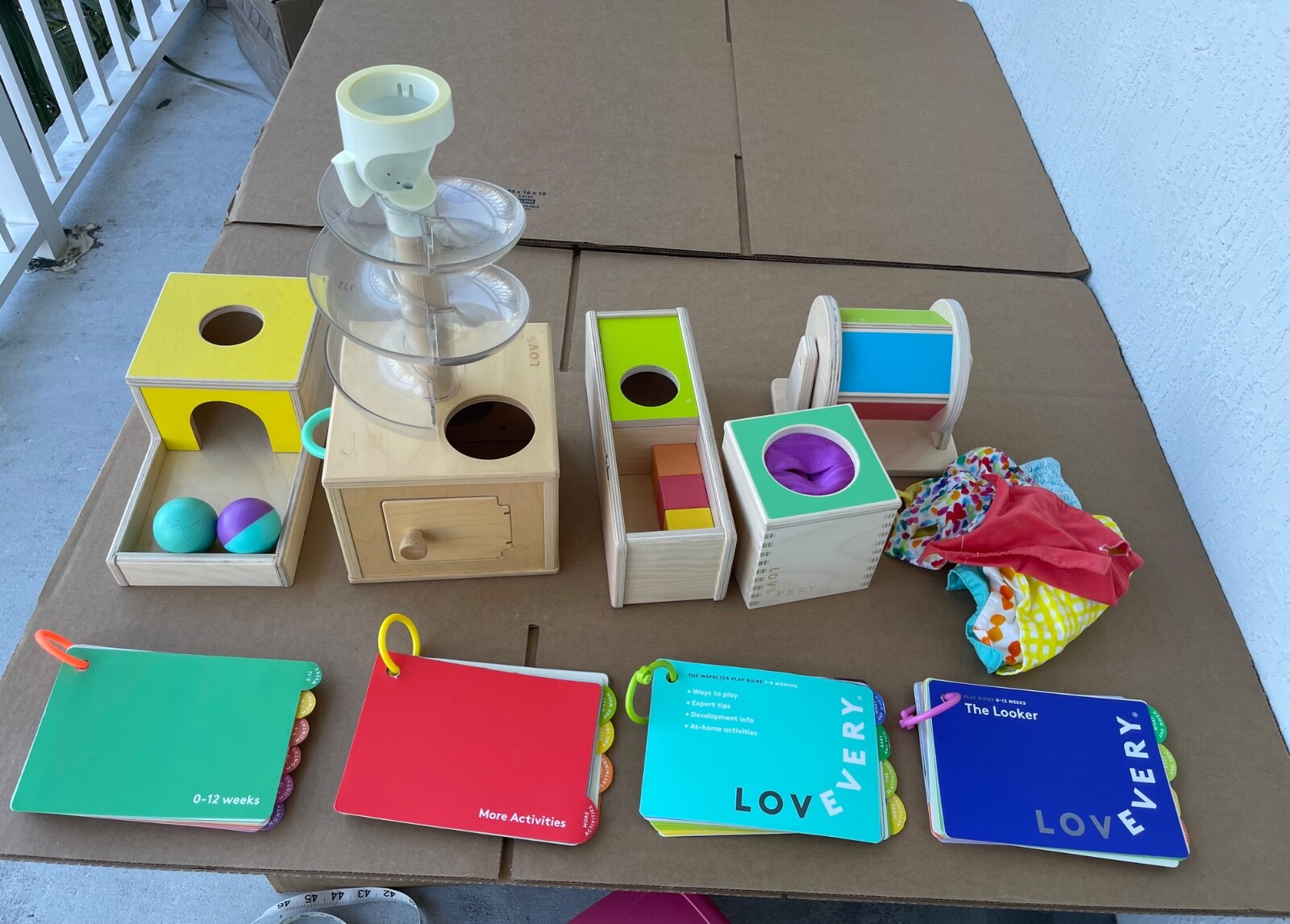 Large LOVEVERY Lot Montessori Wooden Toys Development Puzzle Baby Development