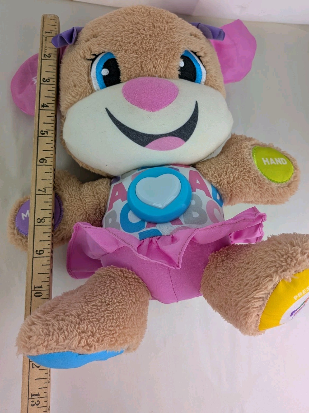 Fisher Price Laugh and Learn Smart Stages ABC Girl Puppy Dog Interactive
