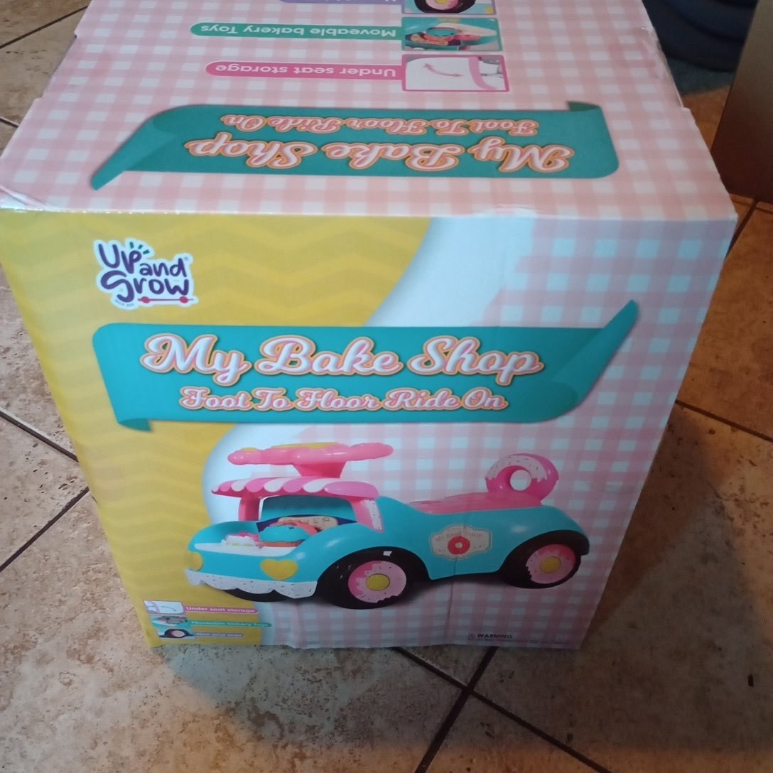 Up And Grow Foot 2 Floor Ride On Princess Vanity & My Bake Shop(Sold Separately)