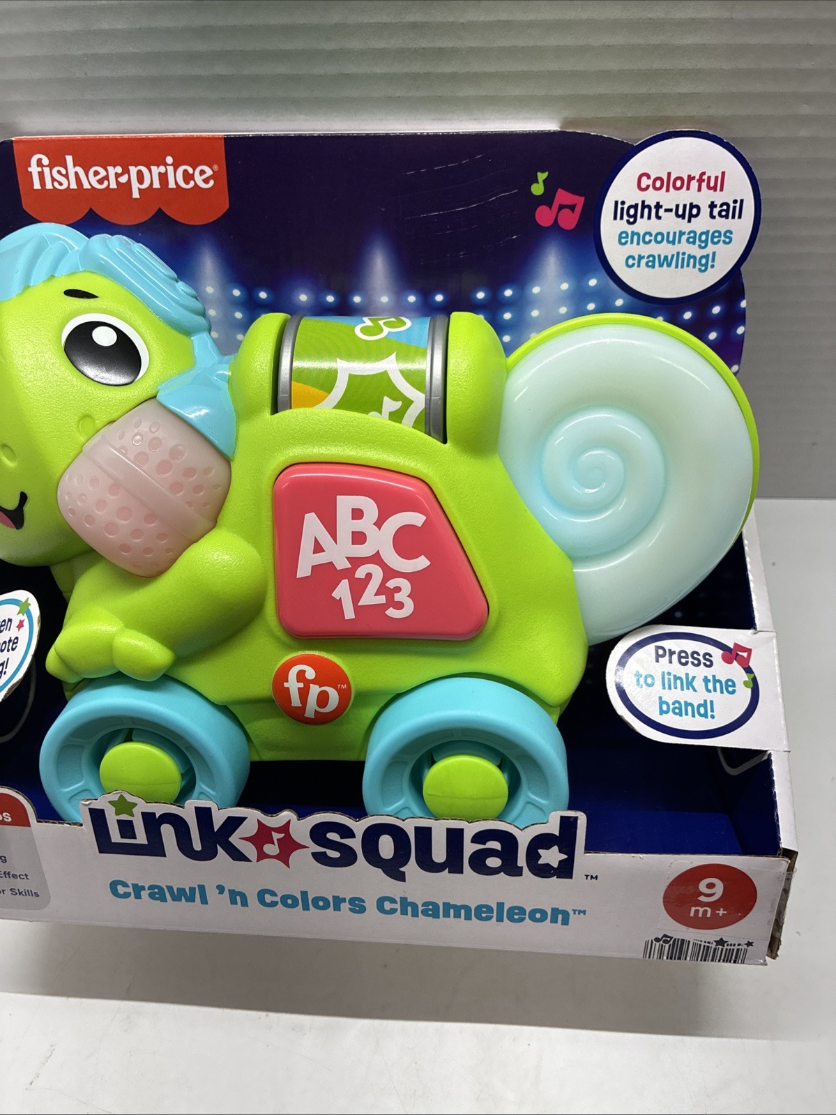 Fisher Price Link Squad Crawl n Colors Chameleon Interactive Learning Toy