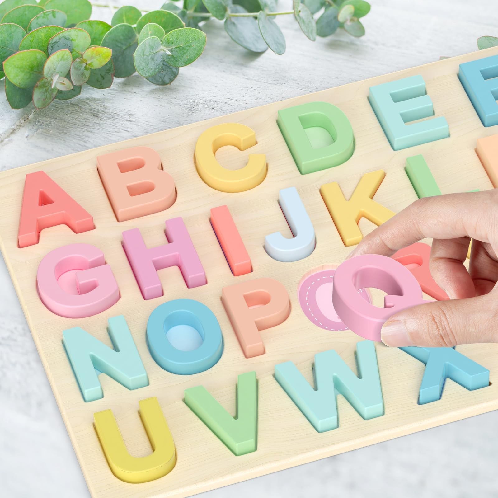 Educational Toys for Kids Toddlers Girls Boys 1 2 3 Year Olds Alphabet Puzzles
