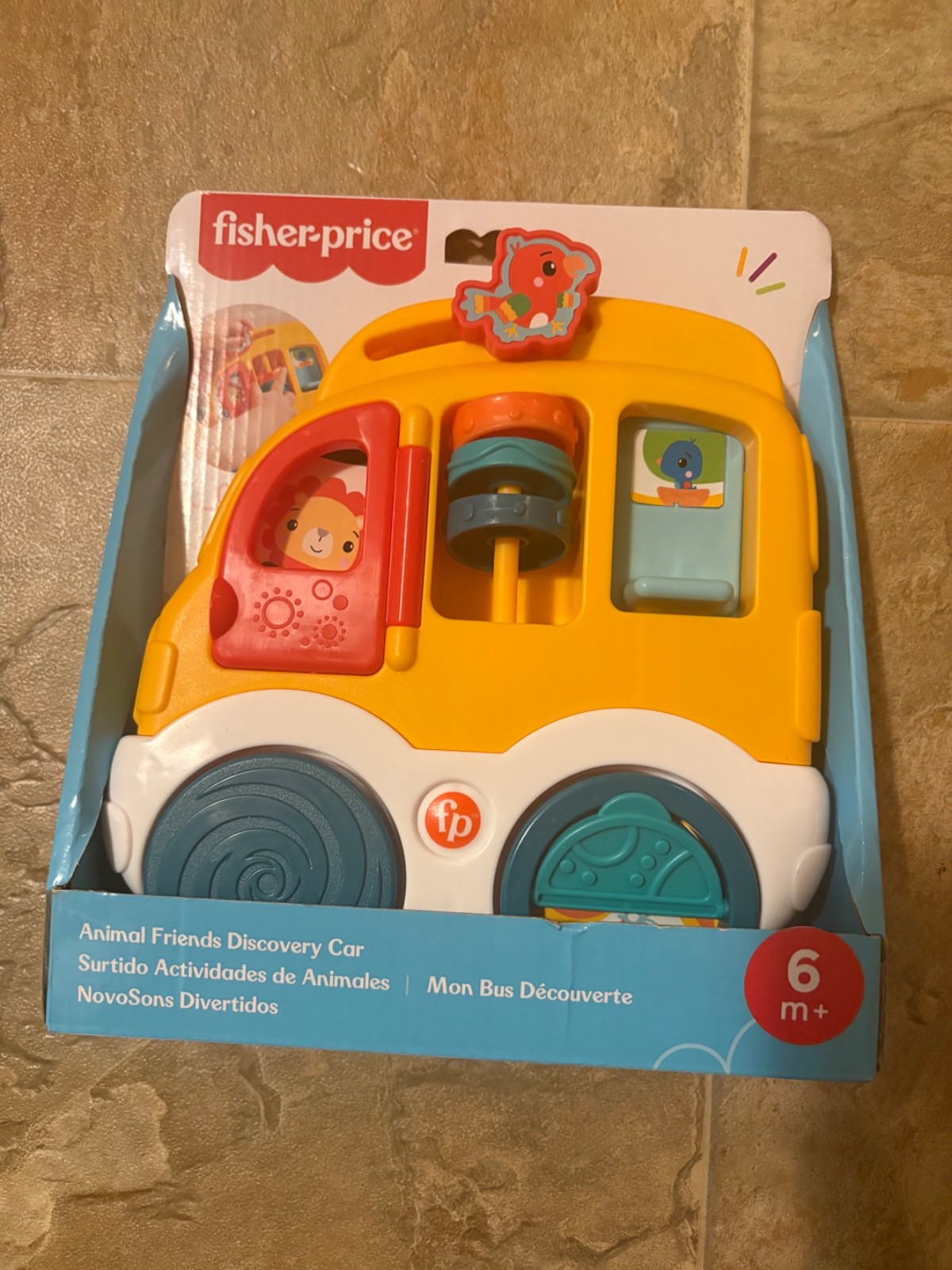 Baby: Fisher-Price Animal Friends Discovery Car Baby, NEW!! Toddler Toy 6M+
