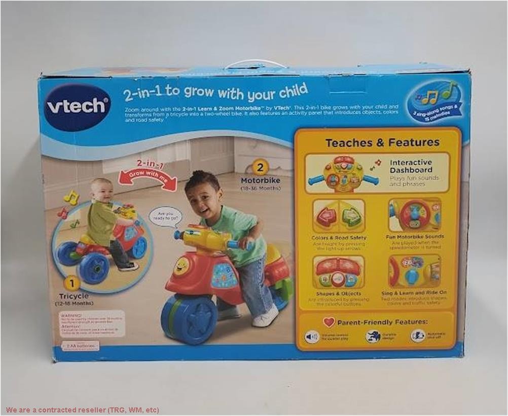 VTech 2 In 1 Learn & Zoom Motor Bike SEE DETAILS