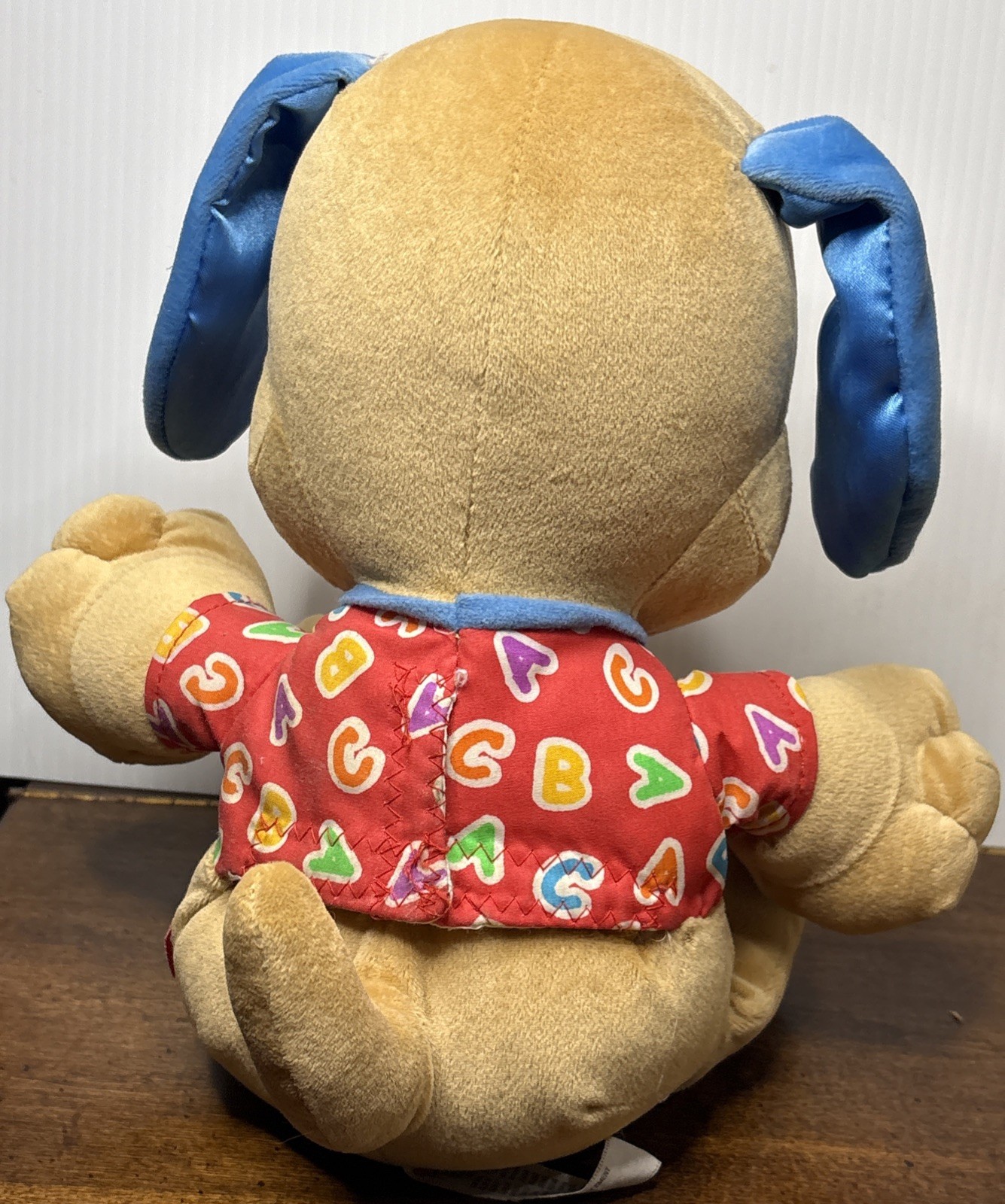Fisher Price LAUGH & LEARN Loves Go Play Plush Puppy Dog 2003 Vintage WORKS!