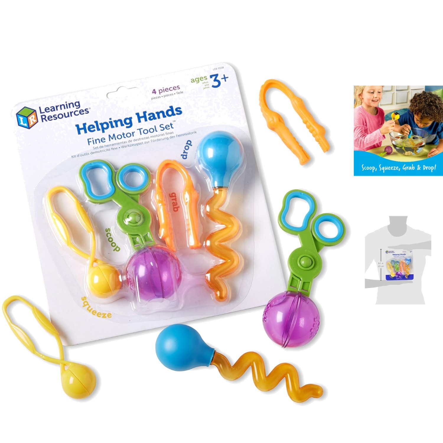 Montessori-Inspired Fine Motor Tool Set – Perfect for Toddler Play and Learning