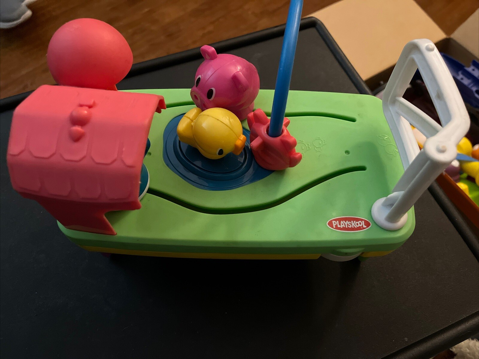 2006 Hasbro Playskool Double sided Baby Sensory Activity Fine Motor Toy 10×7″