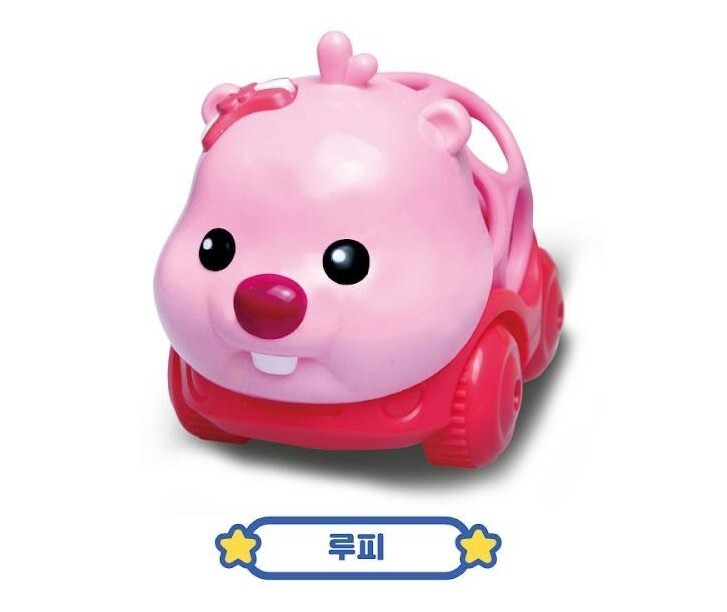 Pororo Friends Baby Ball Mini Car Pull Back Gear Rattle Sound Baby Toy Random