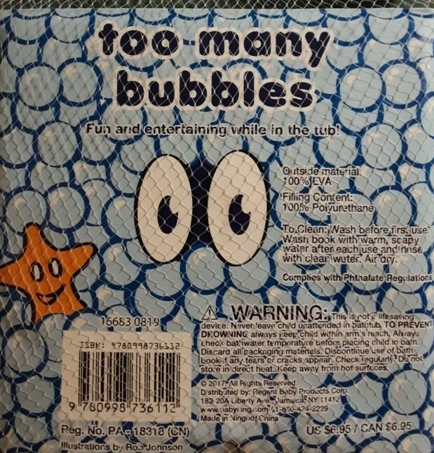 PLAYTEX BABY Bath Book & Squirter Super Cute free shipping 😍