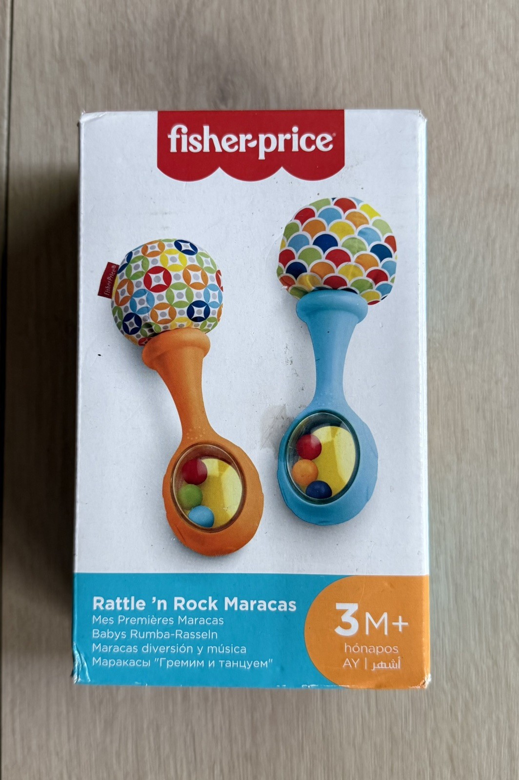 Fisher‑Price Rattle ’n Rock Maracas Baby Infant Toddler Toy Ages 3m+ Set of 2