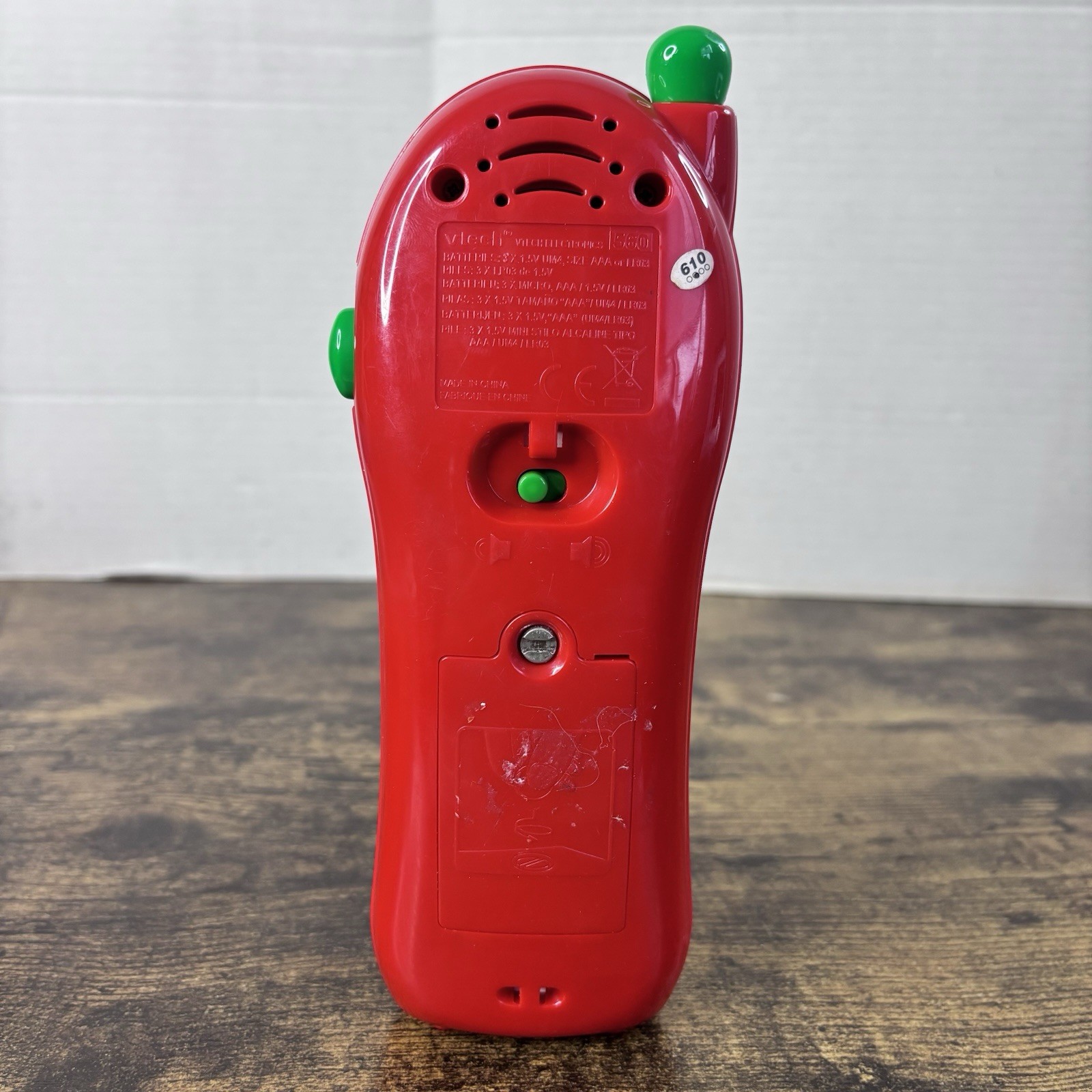 Vintage 2002 VTech Bright Lights Phone Baby Toddler Learning Toy Rare English