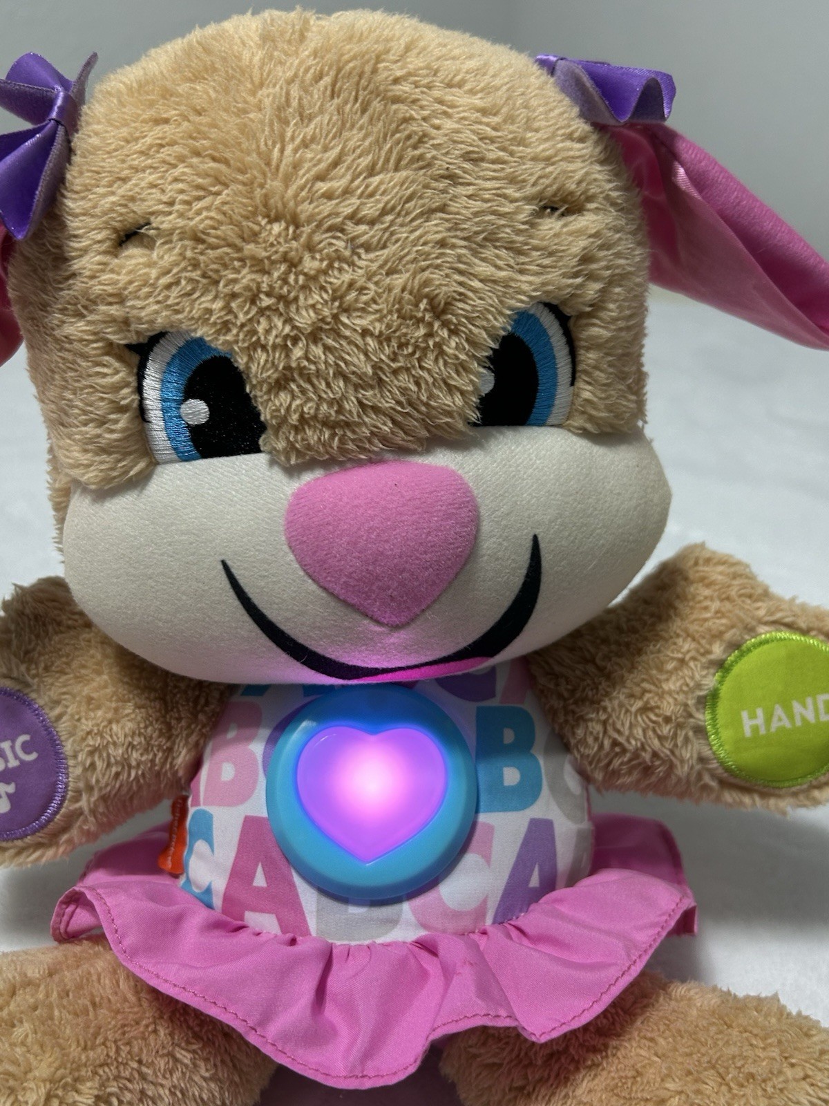 Fisher Price Laugh and Learn “Sis” Smart Stages Interactive Puppy Dog Plush