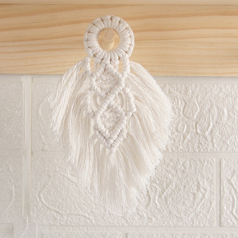 Home Decoration Door Handle Swing Rope Handmade Weaving Ornament