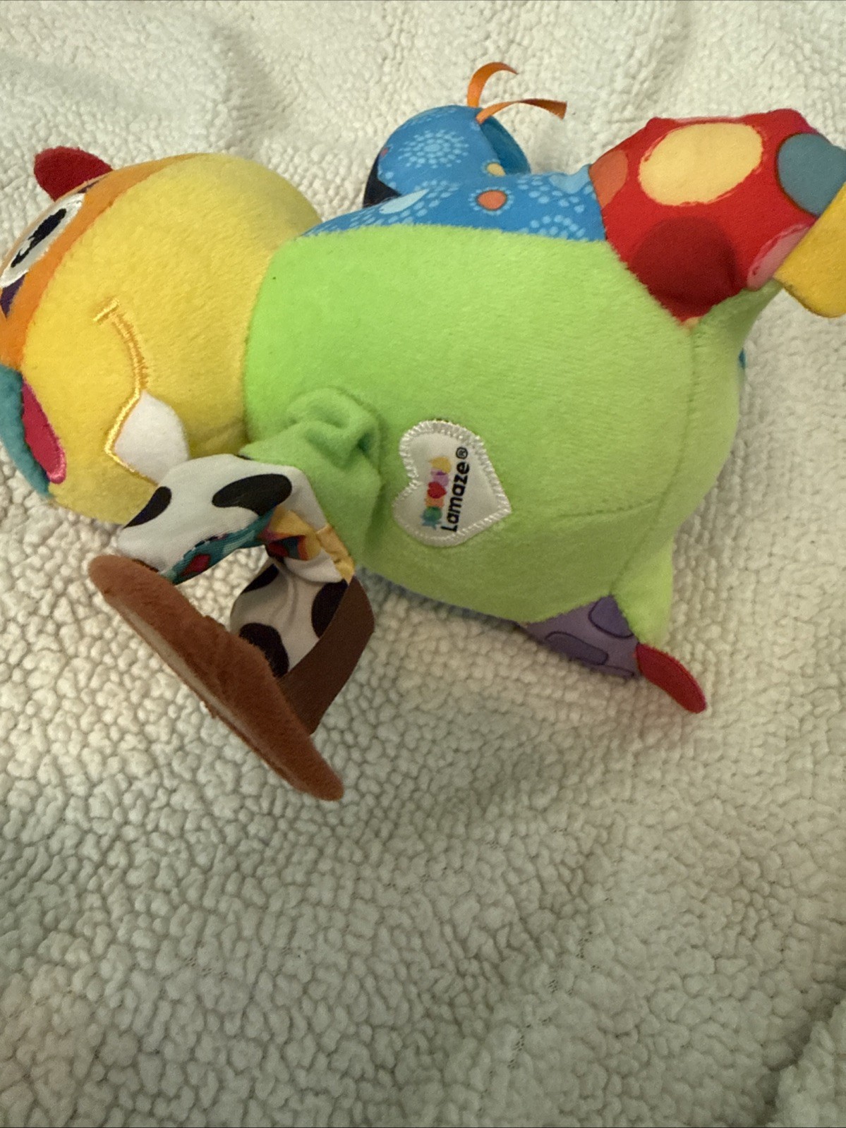 TOMY Lamaze Clip & Go Colorful Baby Sensory Plush Activity Toy Stroller Car Seat