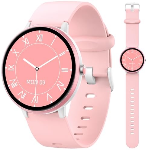 Smart Watch for Kids Boy Girl, No Phone Needed Kids Watch Waterproof with Pink